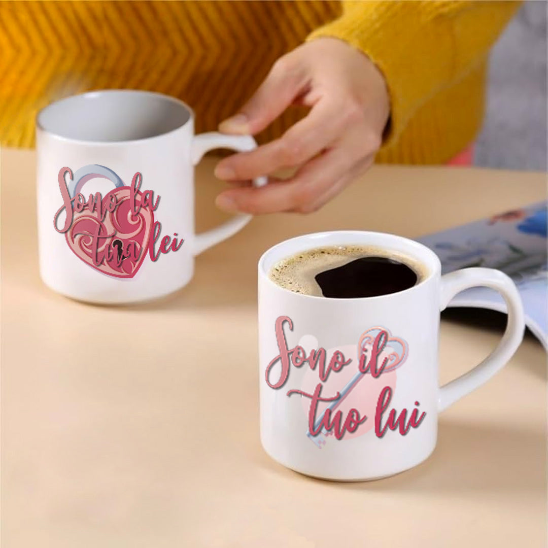 Lui, lei - Coppia tazze Mug