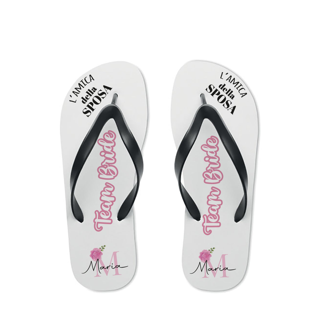 L'amica della sposa - Infradito - personalizzati con nome