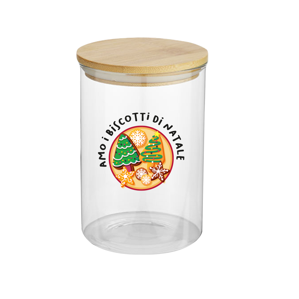 Amo i biscotti di Natale - Barattolo