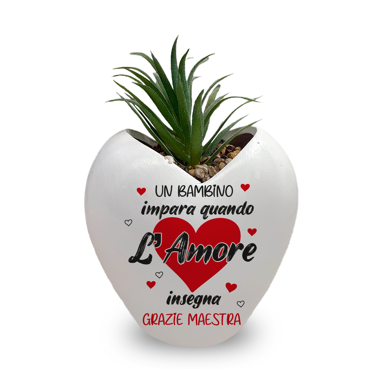 Un bambino impara quando l'amore insegna - Piantina con vaso