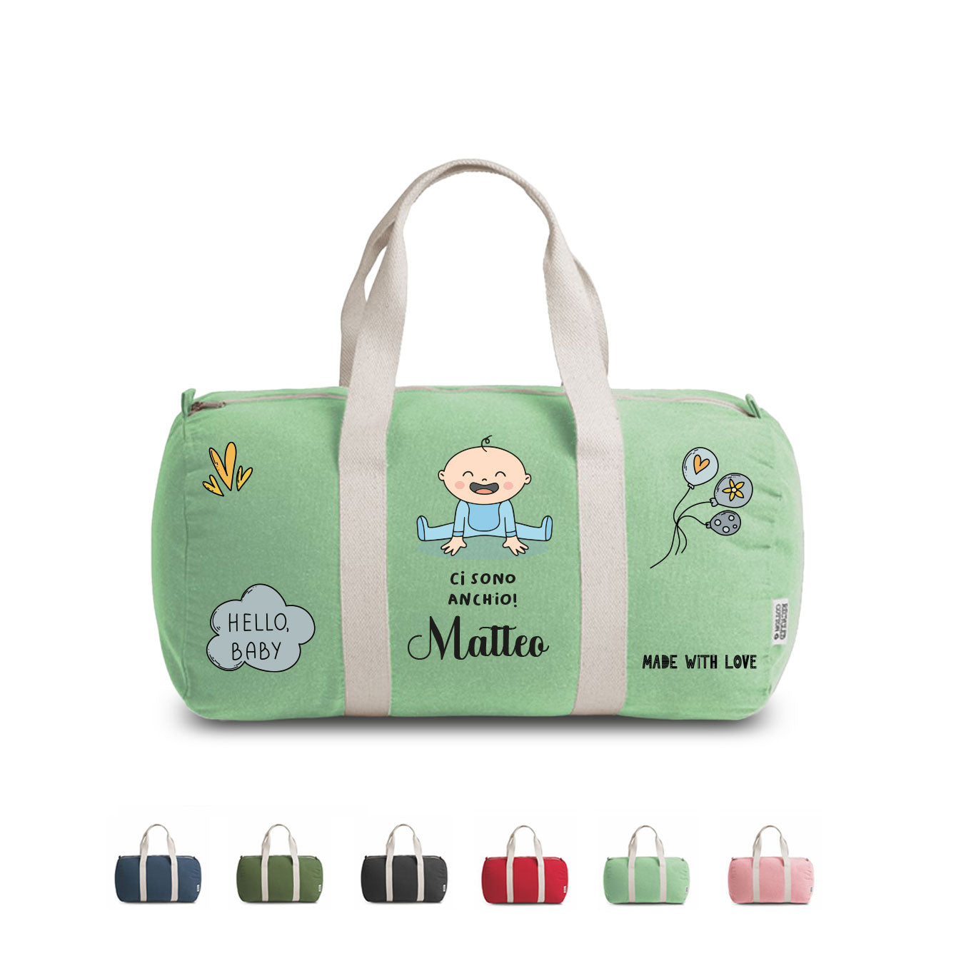 Hello baby - Borsa - personalizzata con nome