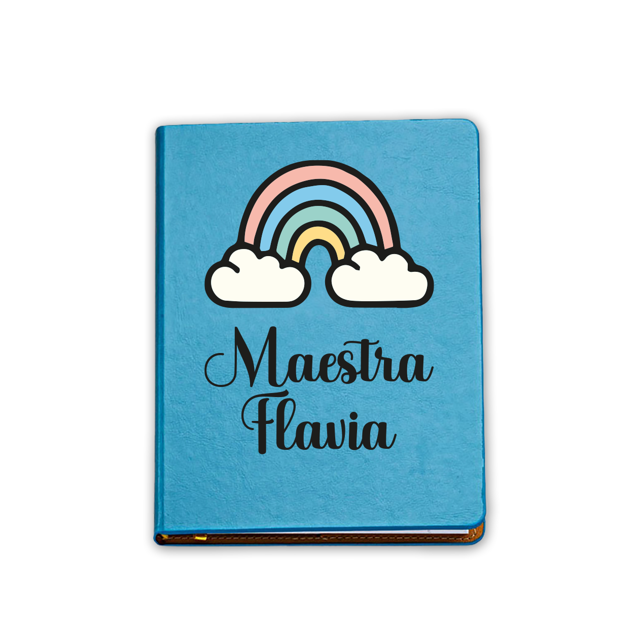 Rainbow Maestra - Block Notes personalizzato con nome