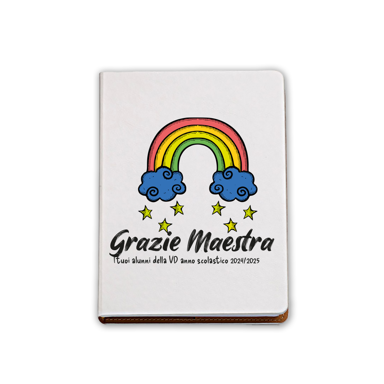 Rainbow Grazia Maestra - Block Notes personalizzato