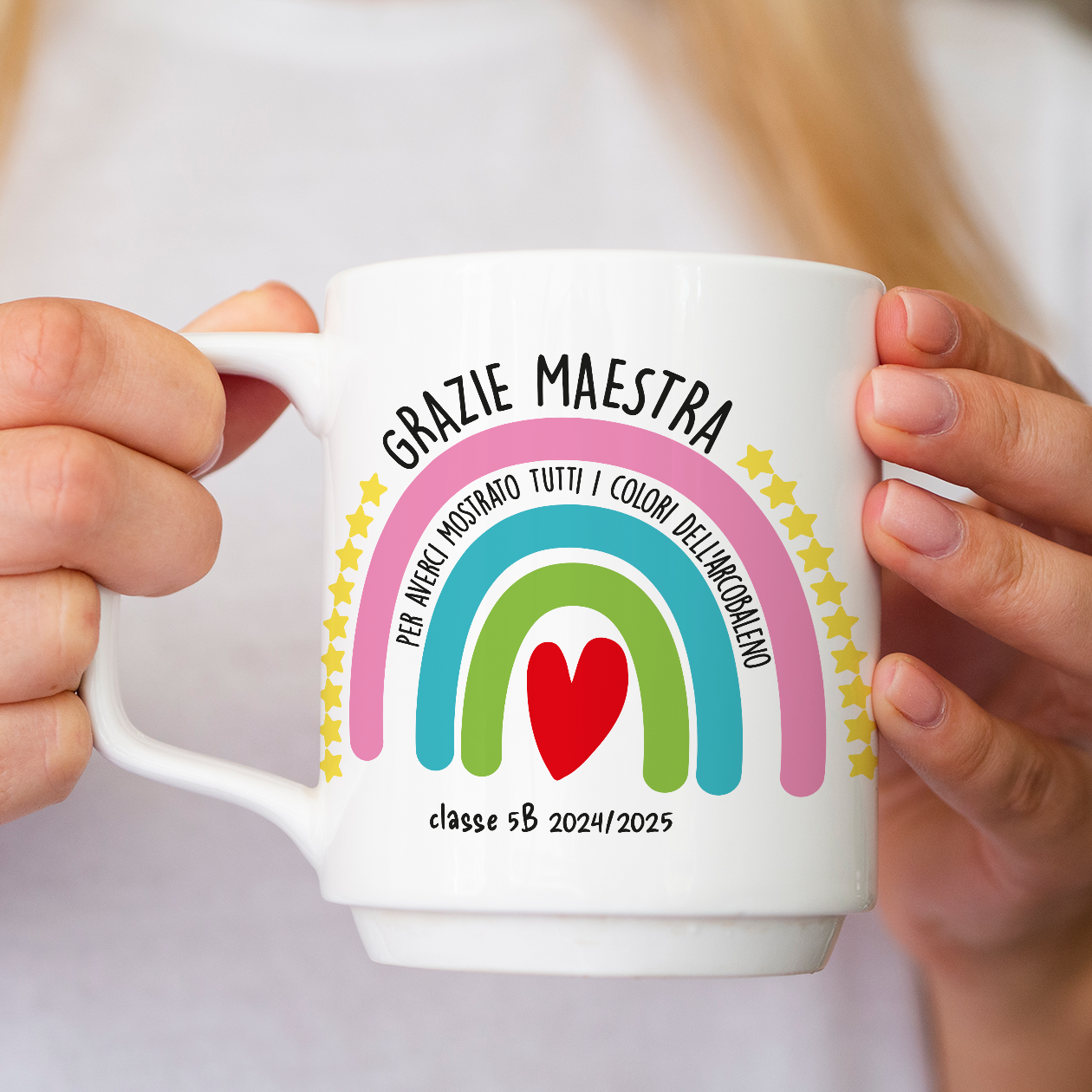 Grazie Maestra dalla tua classe - Tazza Mug - personalizzata