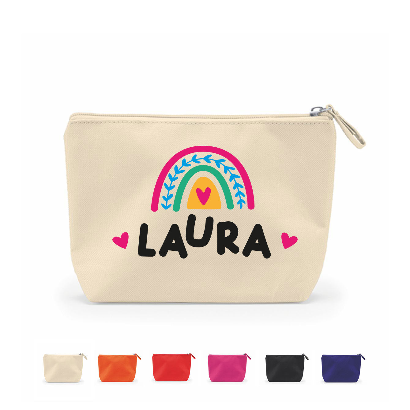Arcobaleno - Pochette personalizzata con nome