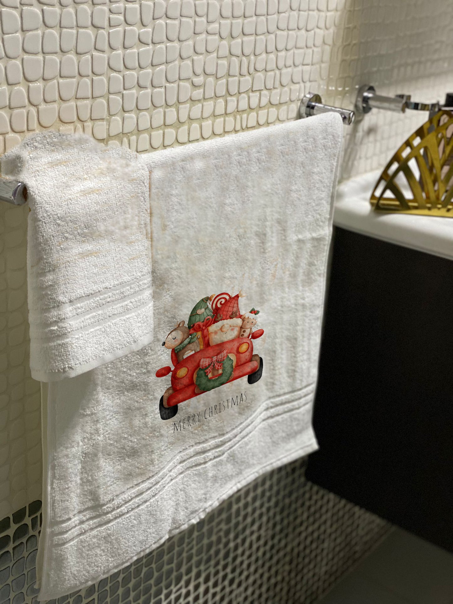 Santa Claus - Kit Asciugamani Da Bagno