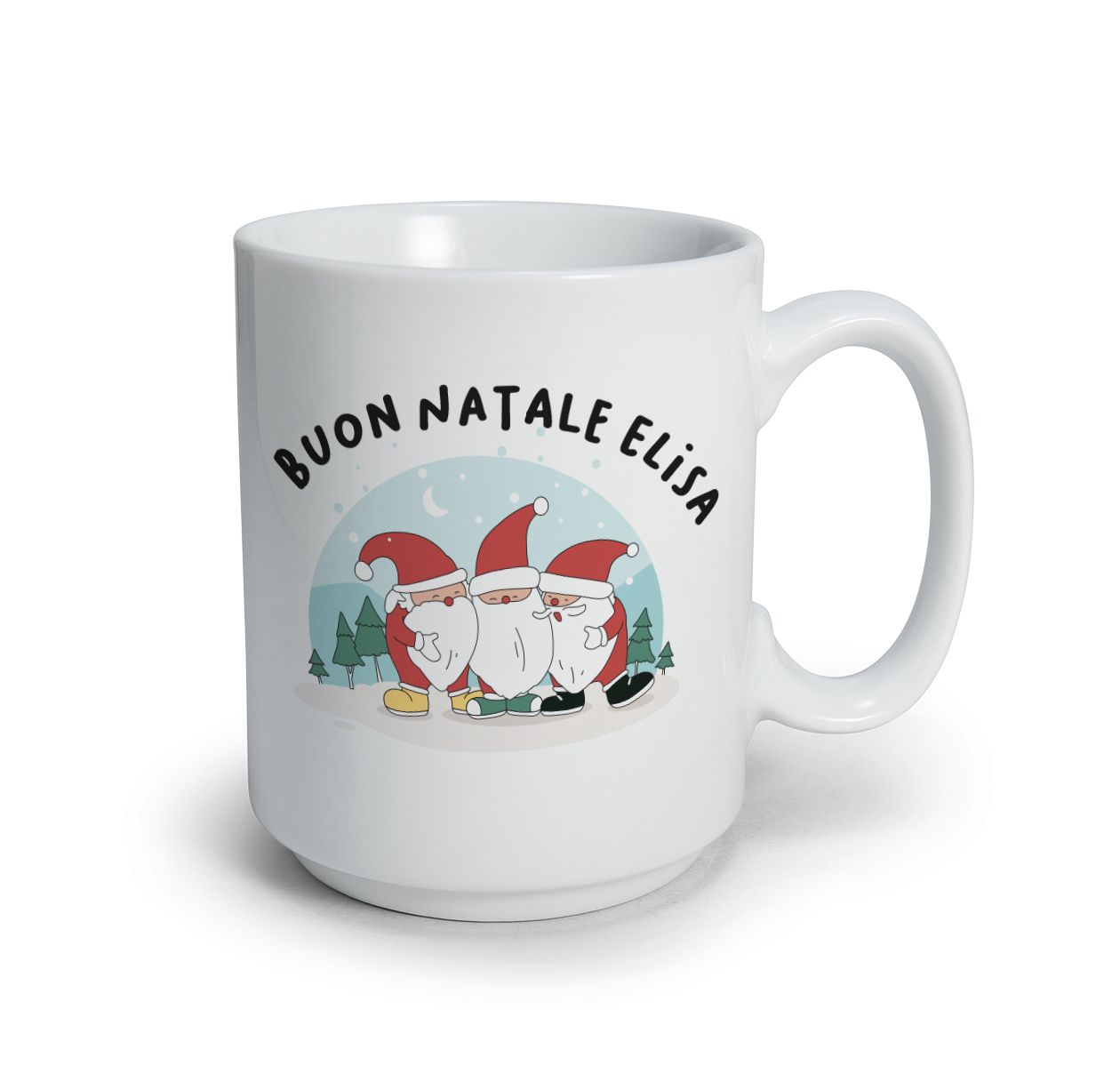 Mini Babbo Natale - Tazza mug - idea regalo Natale