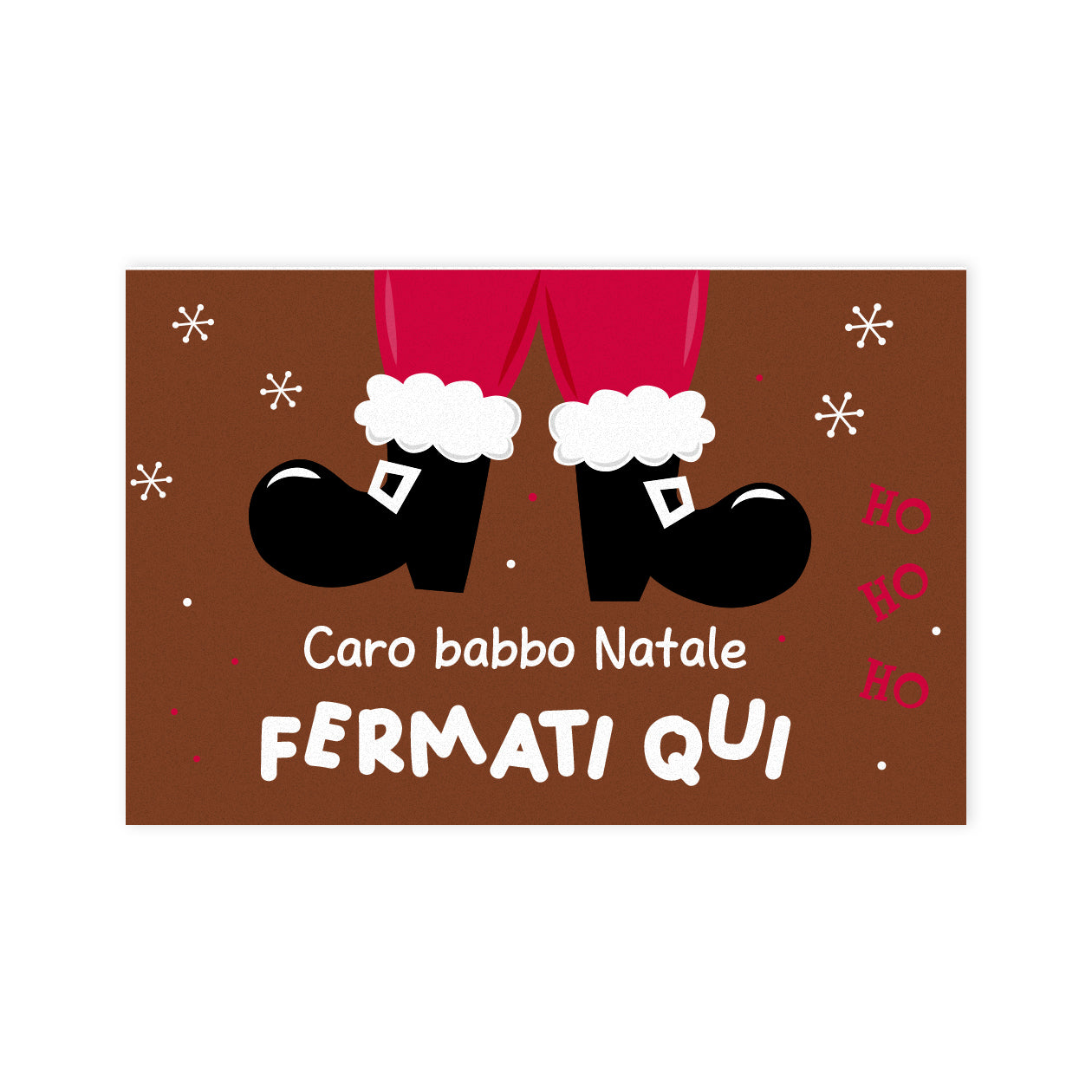 Caro Babbo Natale fermati qui - Tappeto