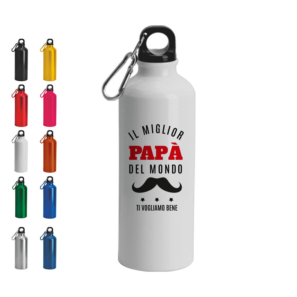 Il miglior papà del mondo - Borraccia Ecosostenibile