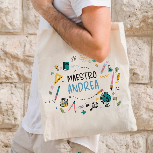 Maestro - Shopper In Cotone personalizzata