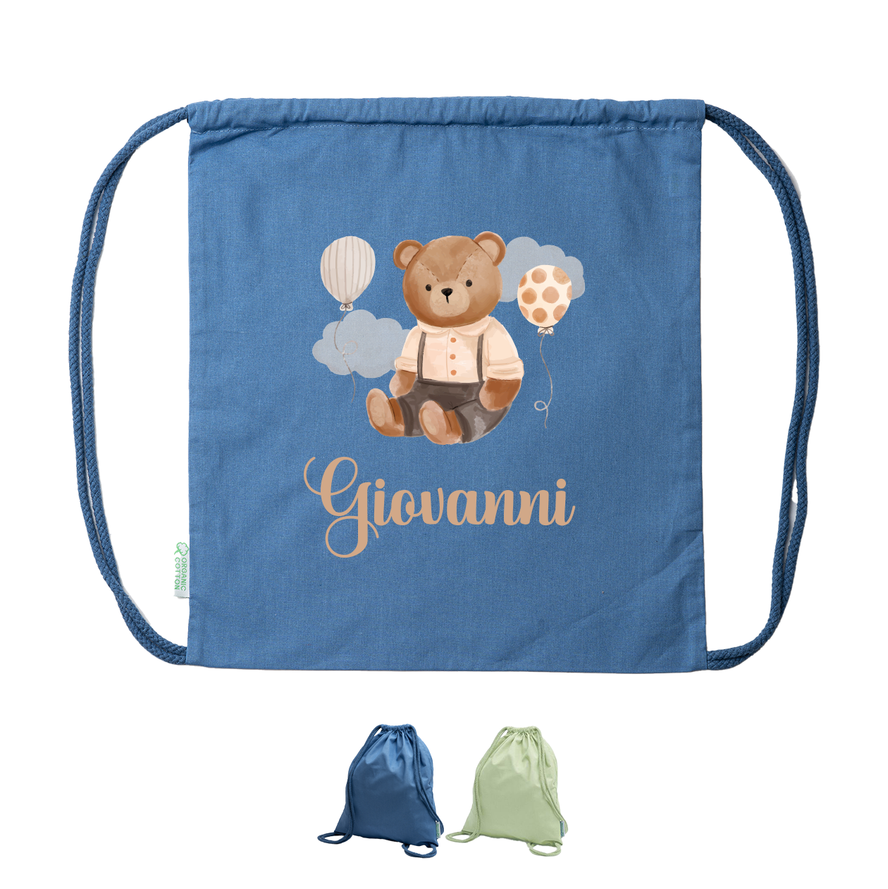 Bear - Sacchetto - personalizzato con nome