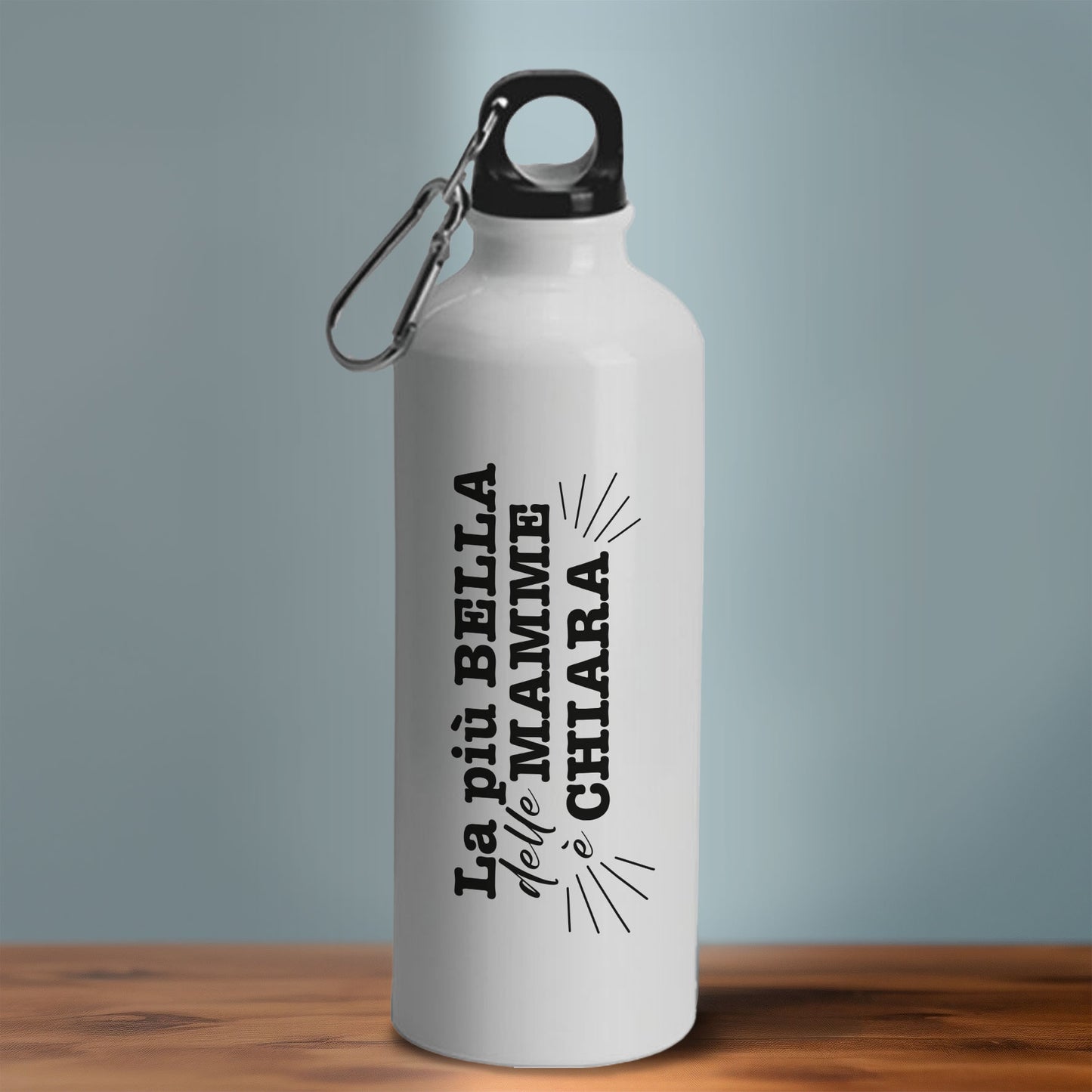 La più bella delle mamme - Borraccia Ecosostenibile personalizzata con nome