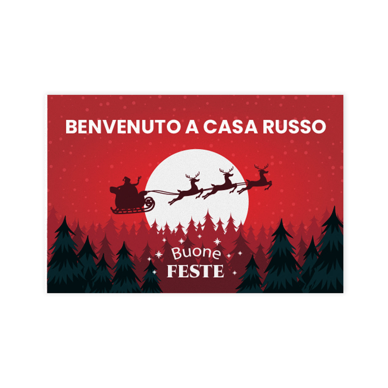 Benvenuto a casa... - Tappeto - personalizzato