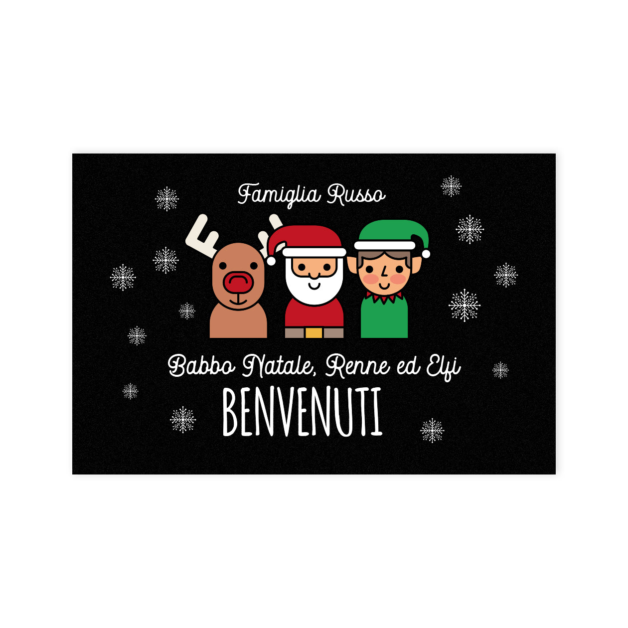 Benvenuti - Tappeto - personalizzato