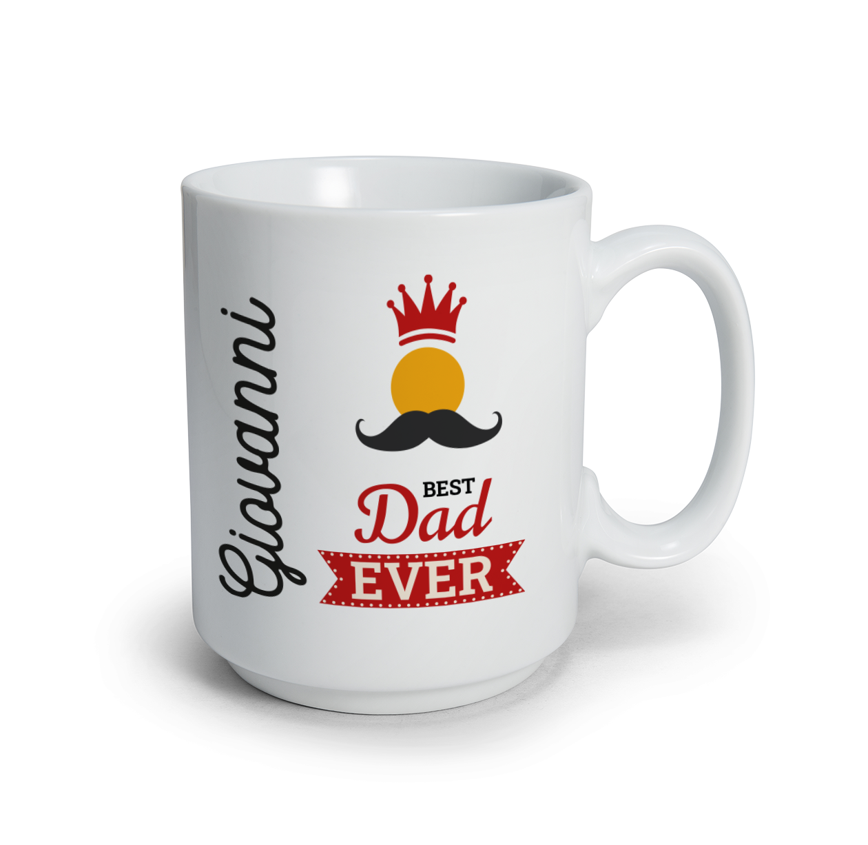 Best dad ever - Tazza mug - personalizzata con nome