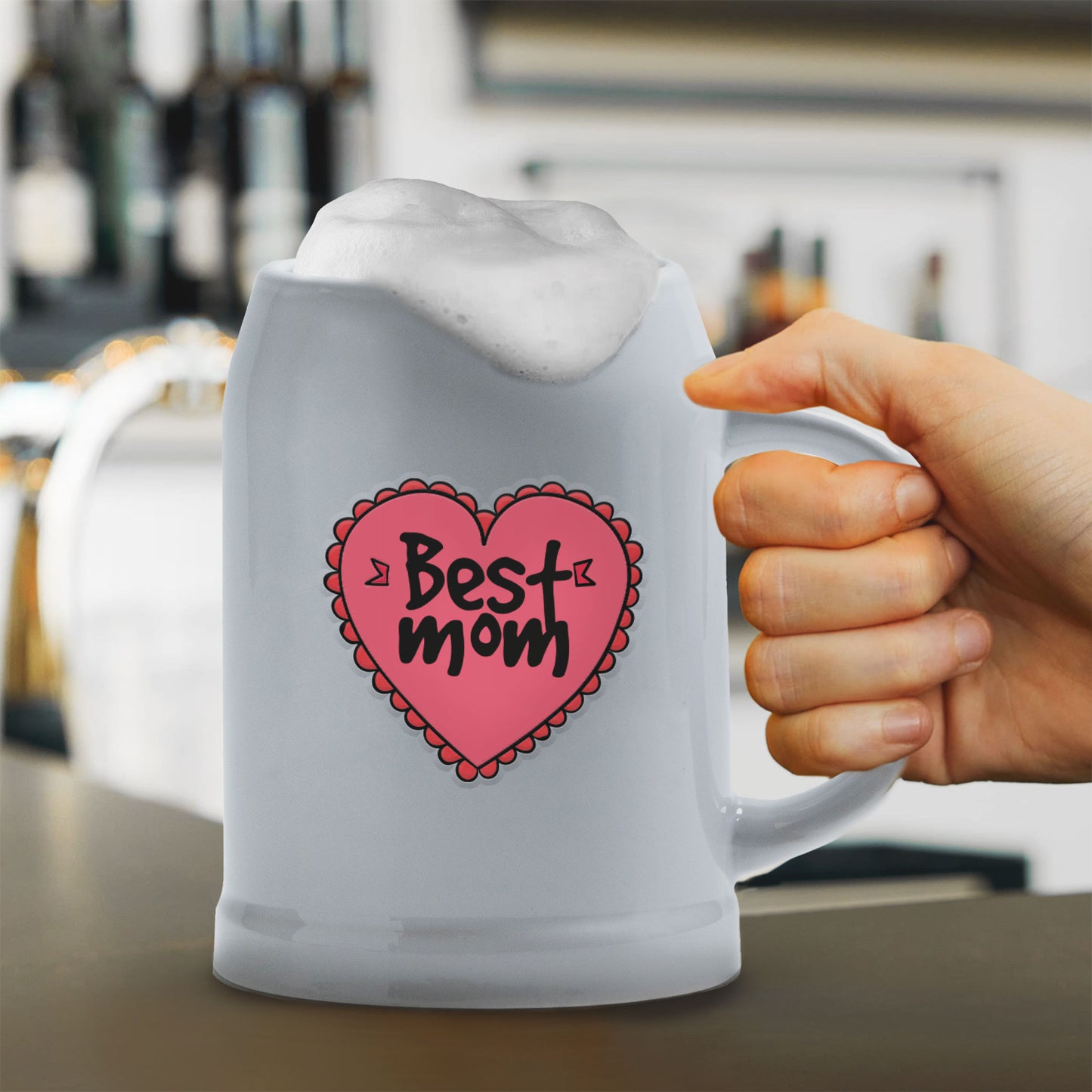Best mom - Caraffa in ceramica
