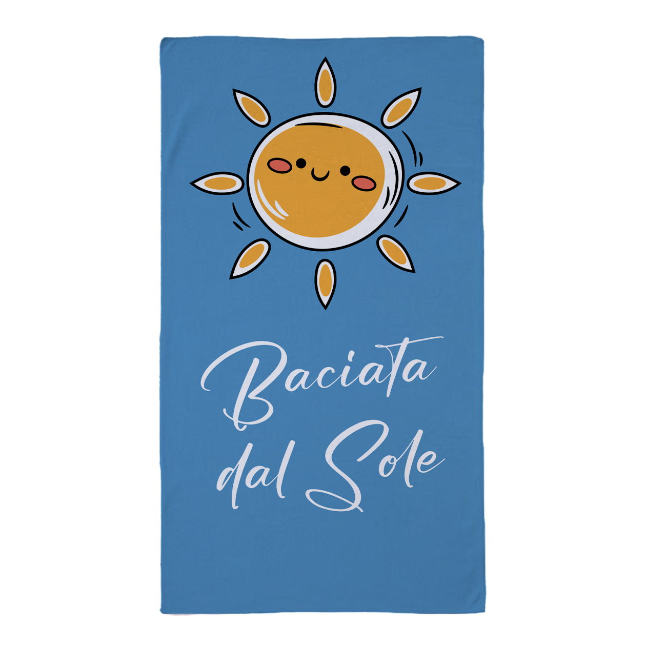 Baciata dal sole - Telo Mare in microfibra