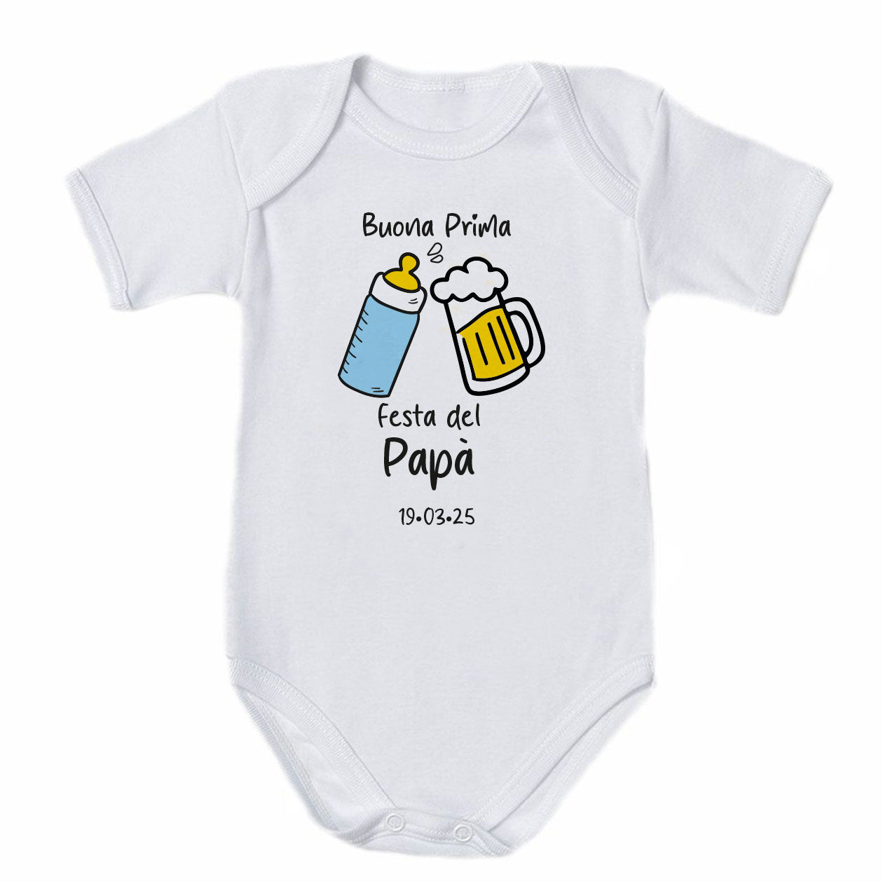 Buona prima festa del papà - Tutina neonato - body