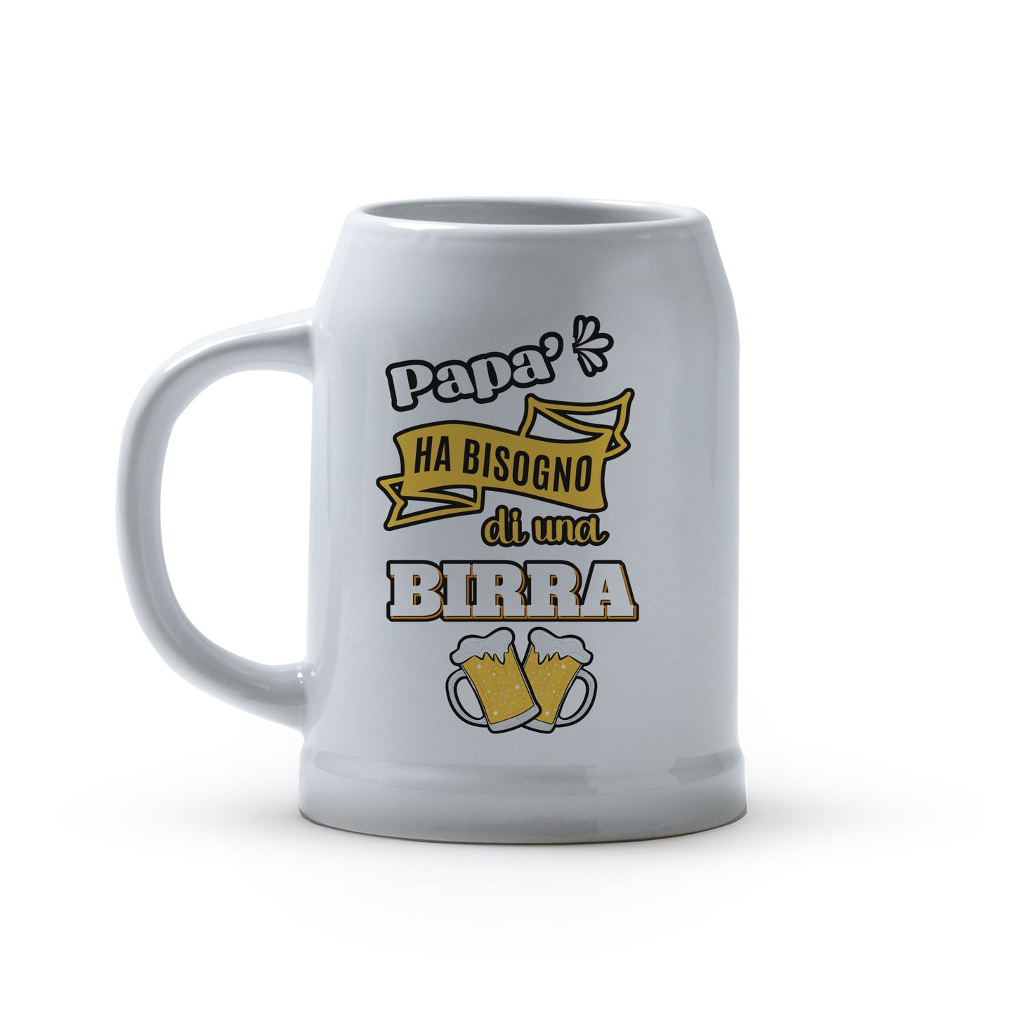 Papà ha bisogno di una birra - Caraffa in ceramica