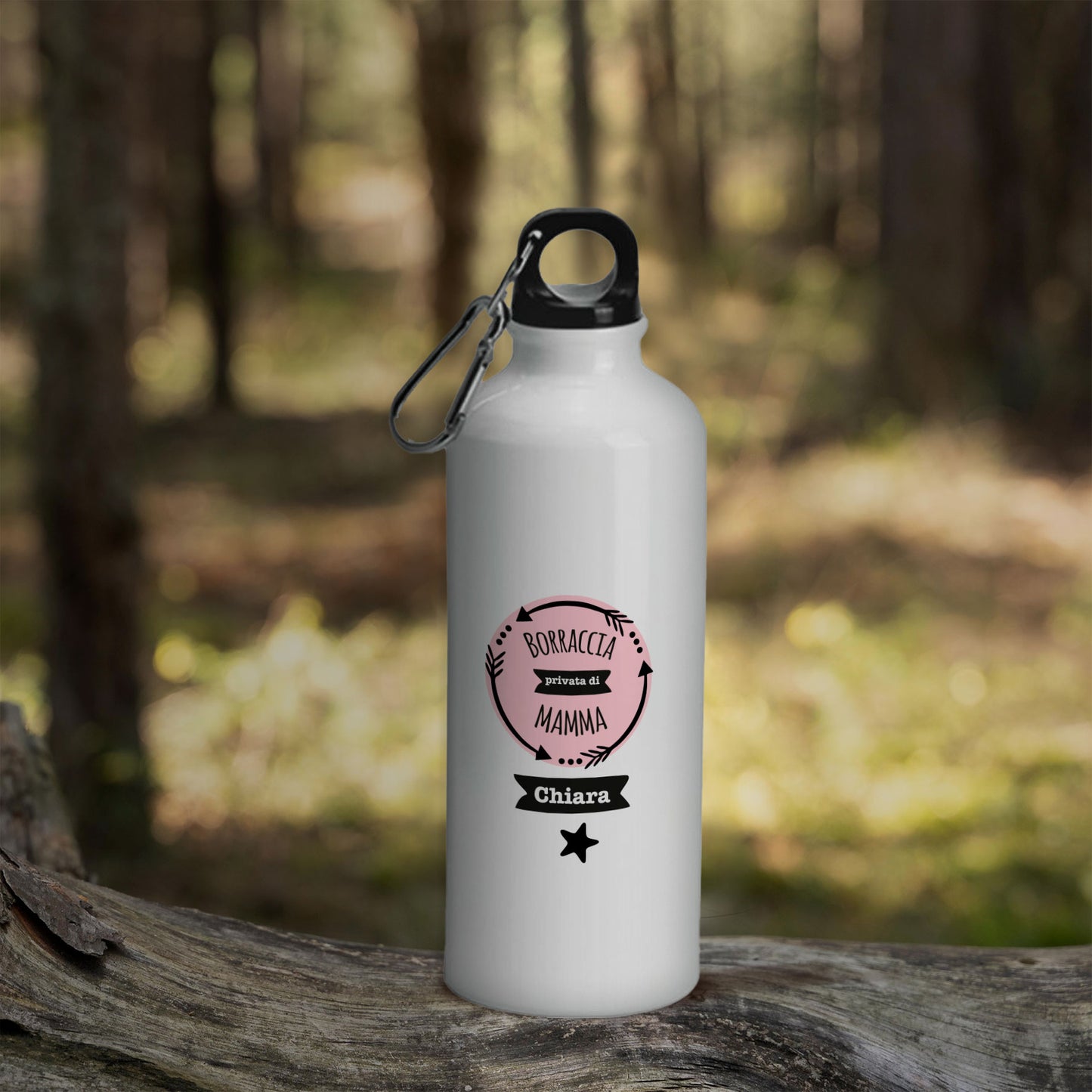 Borraccia privata di mamma - Borraccia Ecosostenibile personalizzata con nome