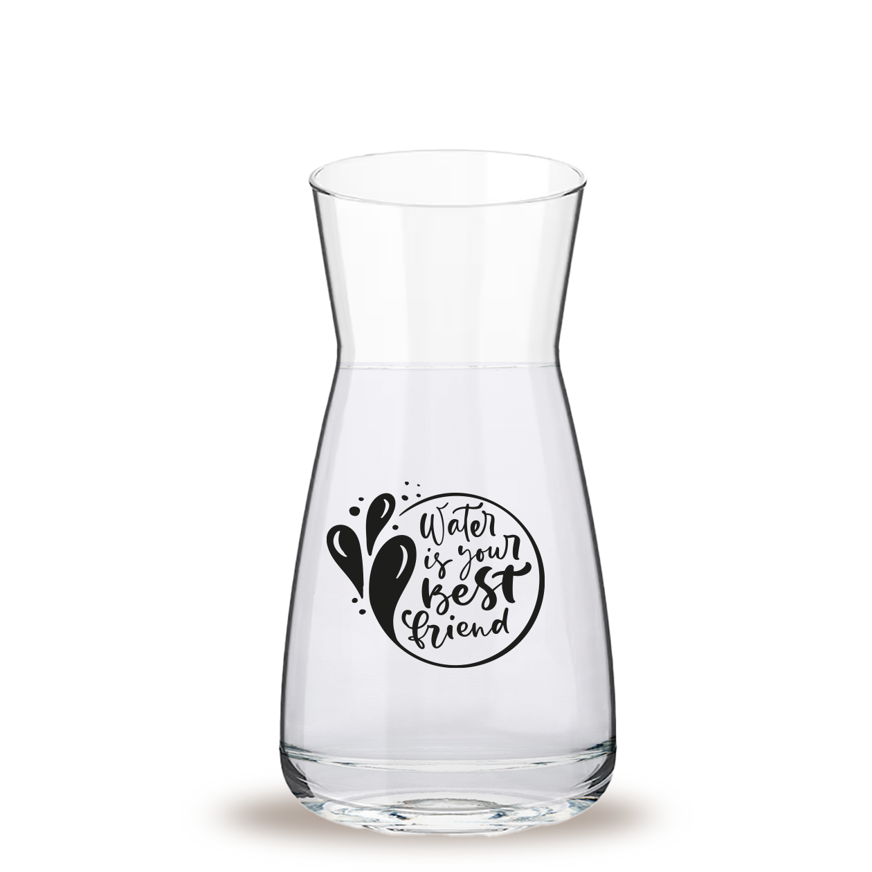 Water is your best friend - Caraffa Brocca Personalizzata Adatta ad Acqua Vino Birra Tutte le Bevande
