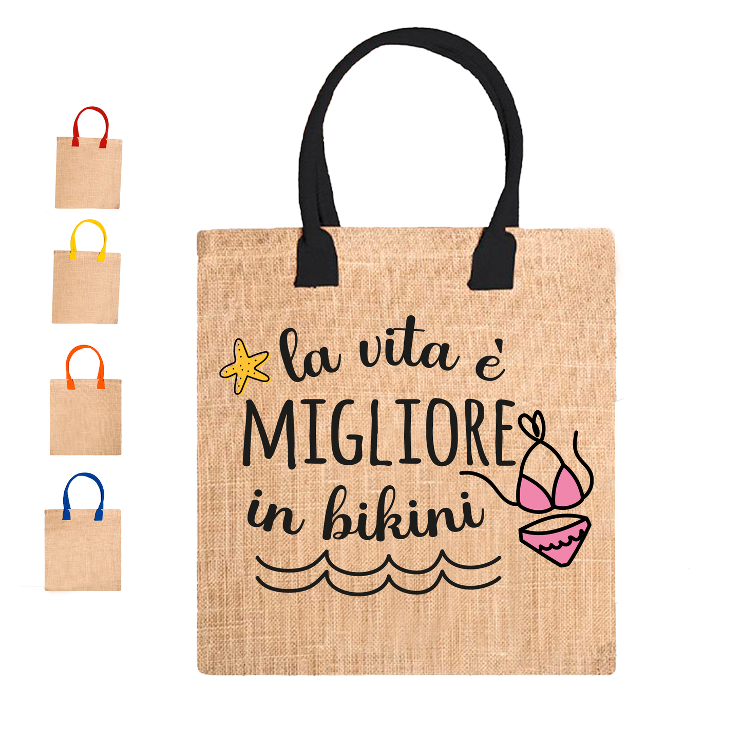 La vita è migliore in bikini - Borsa Mare