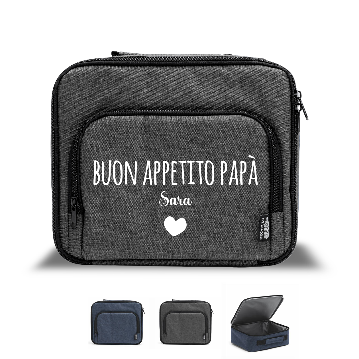 Buon appetito papà - Borsa termica - personalizzata con nome