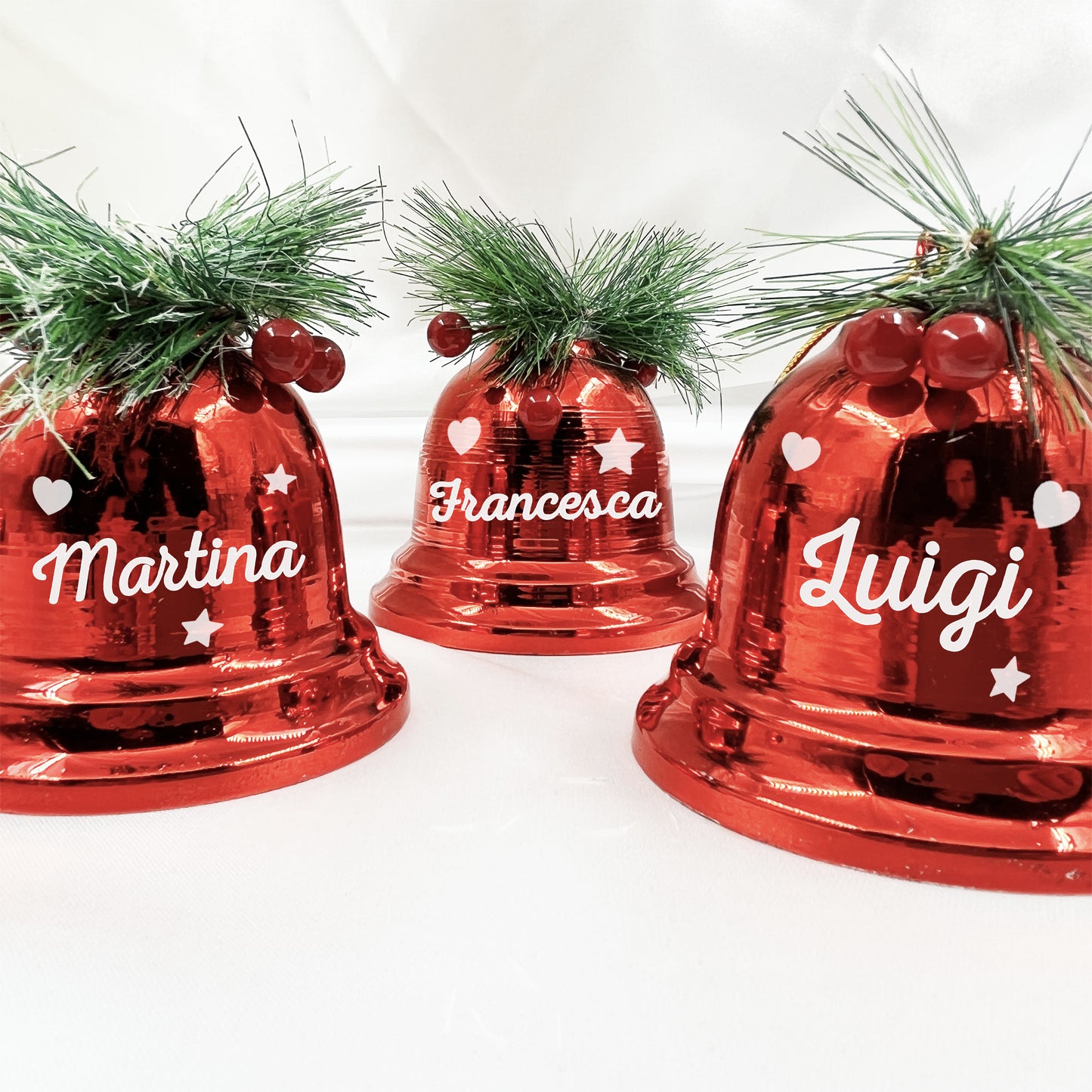 Set Campanelle di Natale personalizzate - Decorazioni di Natale