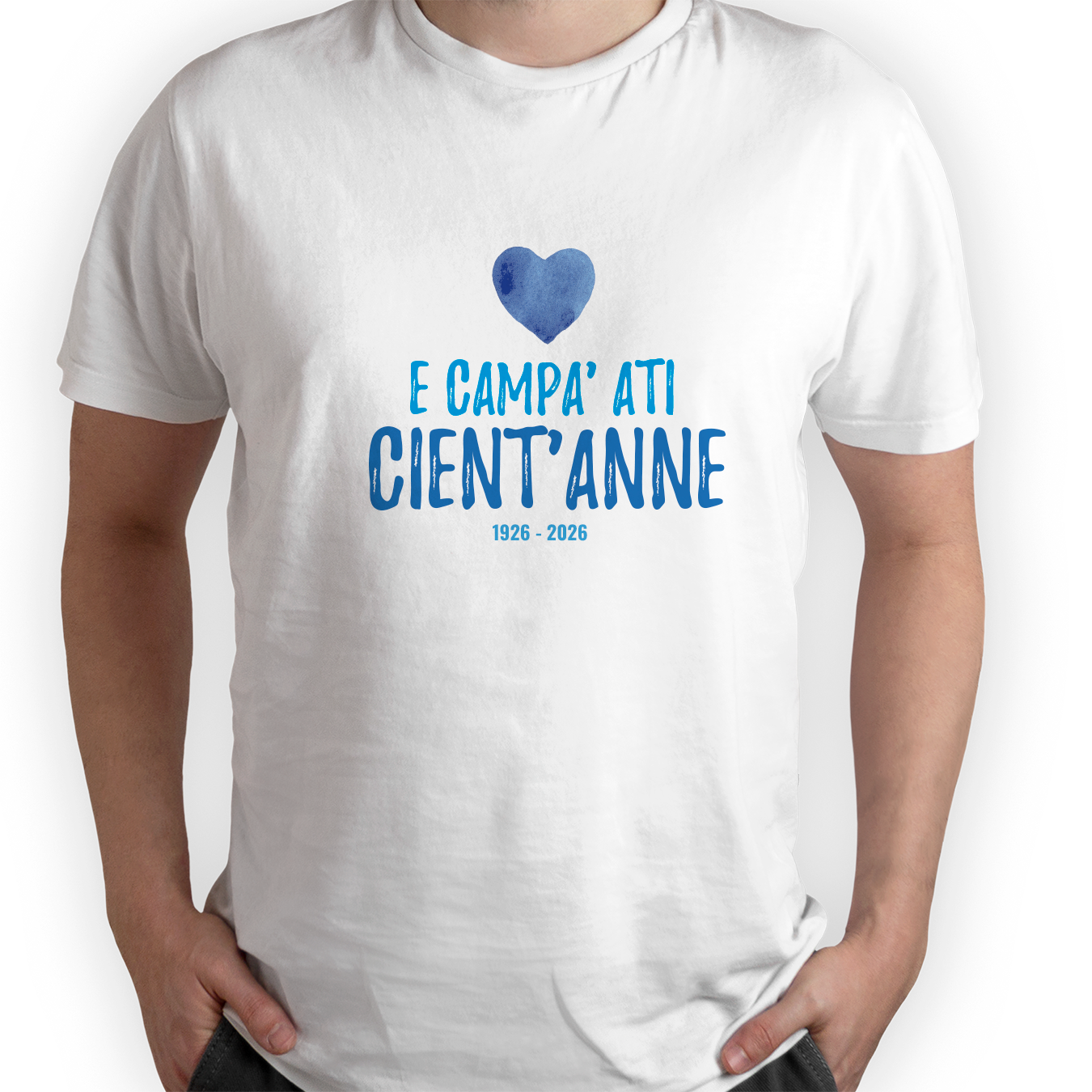 E campa' ati cient'anne - T-shirt Bianca