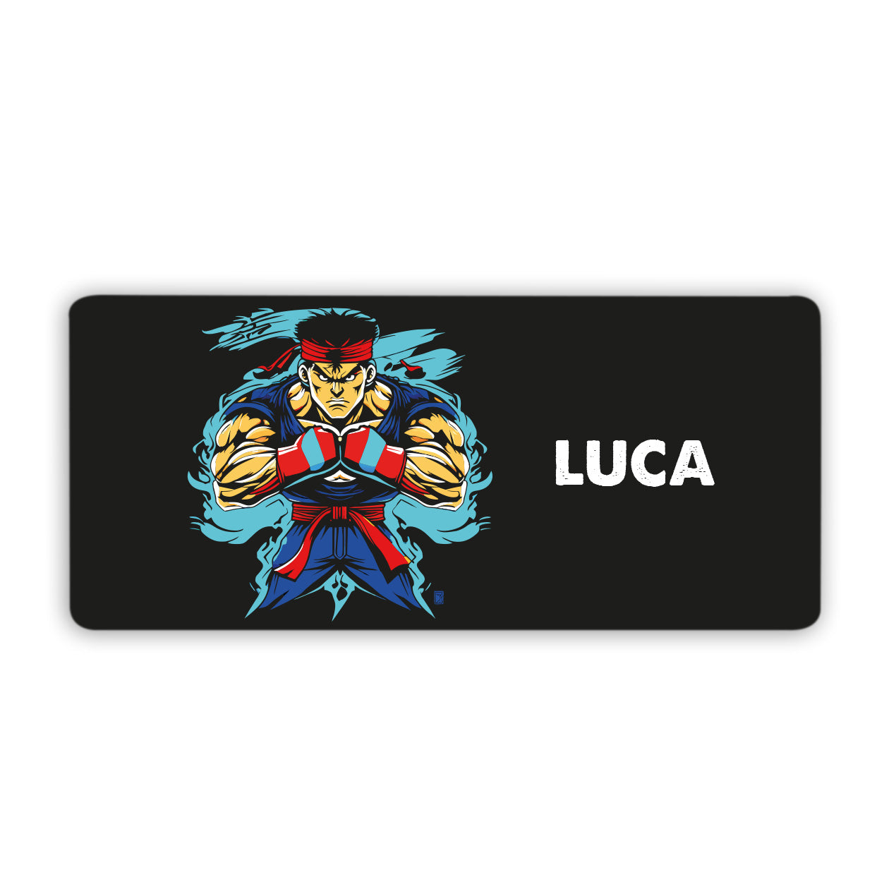 Fight - Tappetino per mouse da gaming - personalizzato con nome