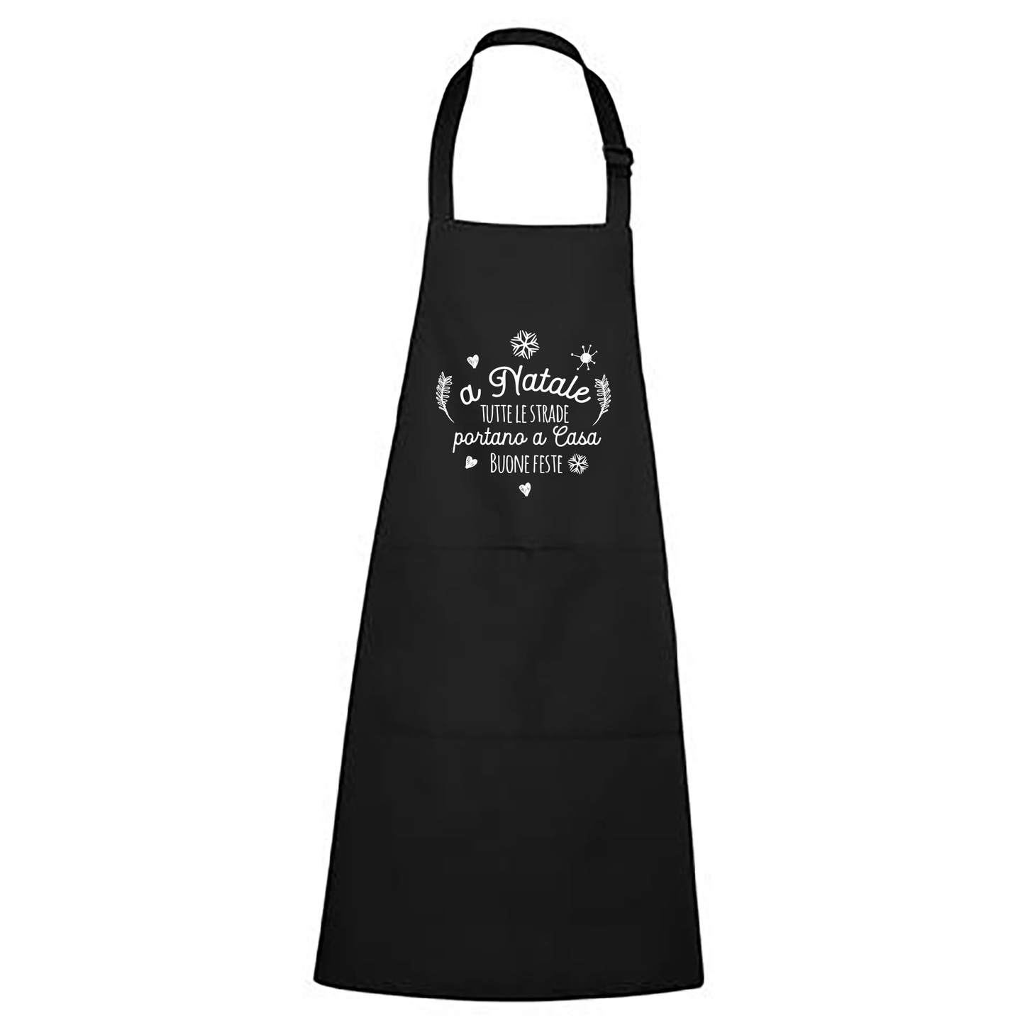 A Natale tutte le strade portano a casa - Grembiule da Cucina Natalizio