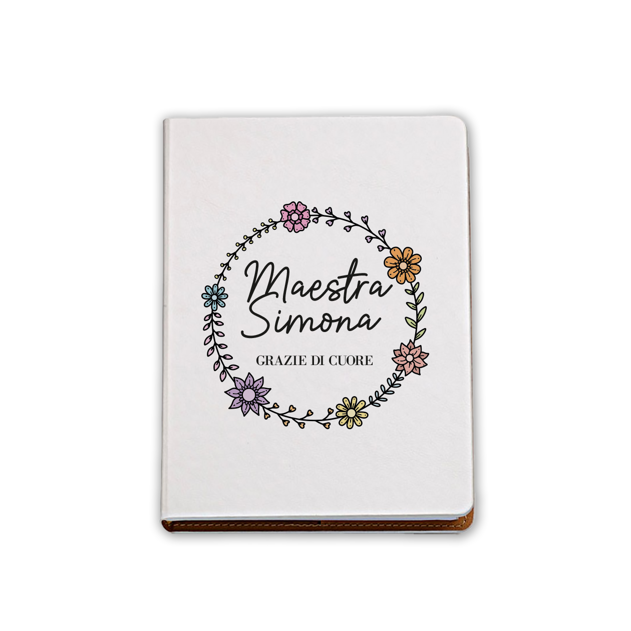 Maestra grazie di cuore - Block Notes personalizzato