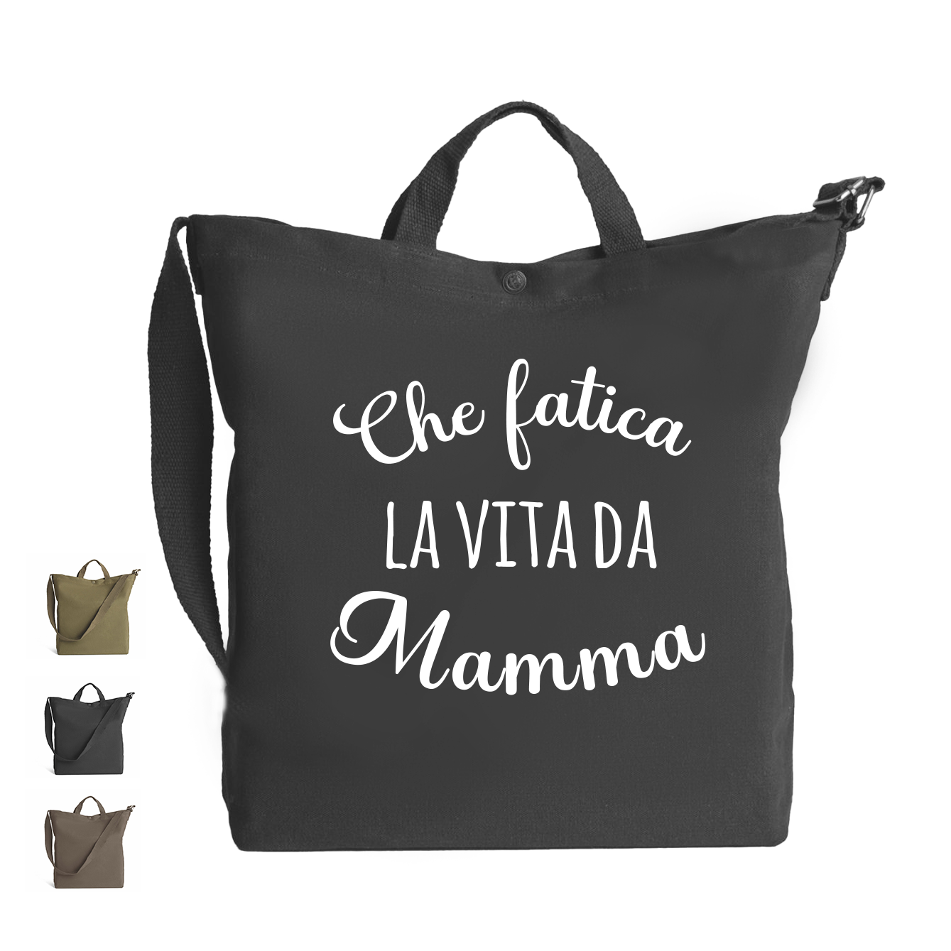 Che fatica la vita di mamma - Borsa da Donna in Tela