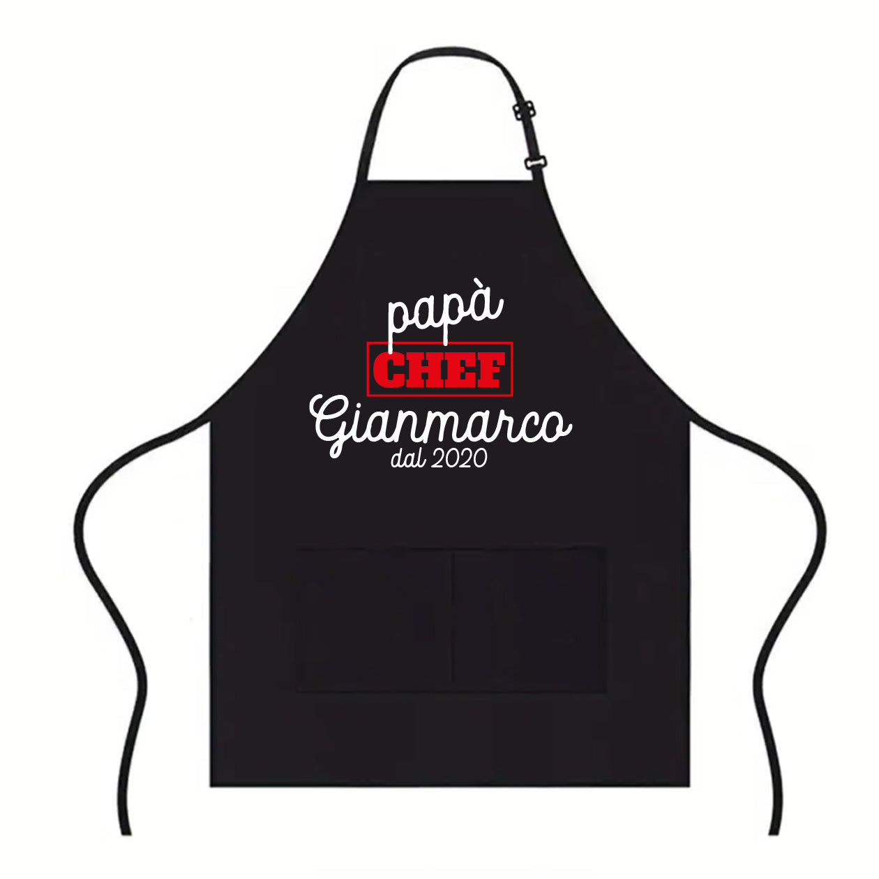 Papà Chef - Grembiule da Cucina - personalizzato con nome - personalizzato con nome