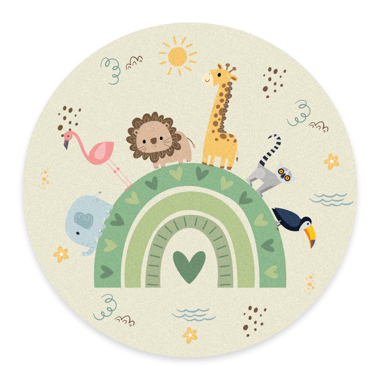 Animals - Tappeto per neonati