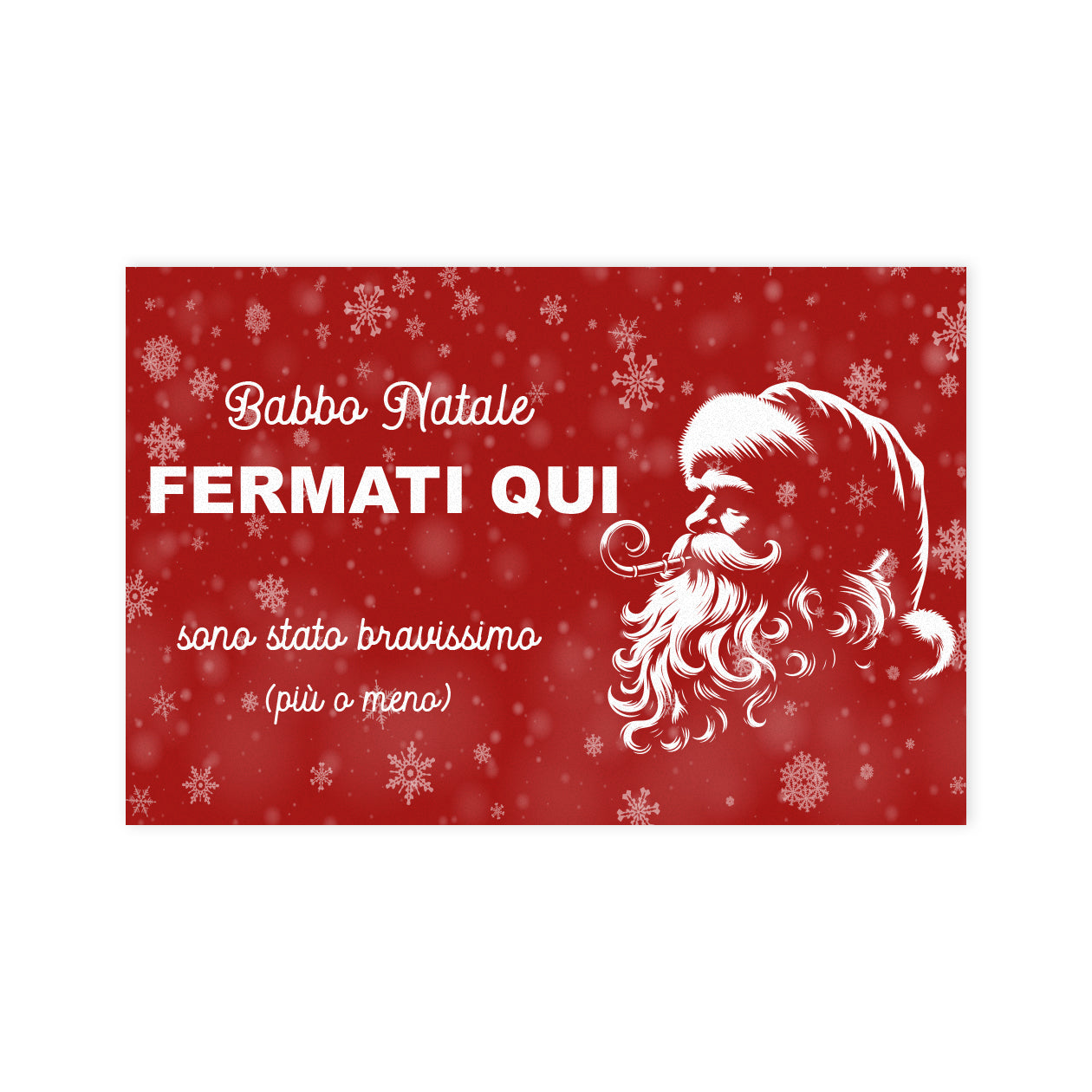 Babbo Natale fermati qui - Tappeto