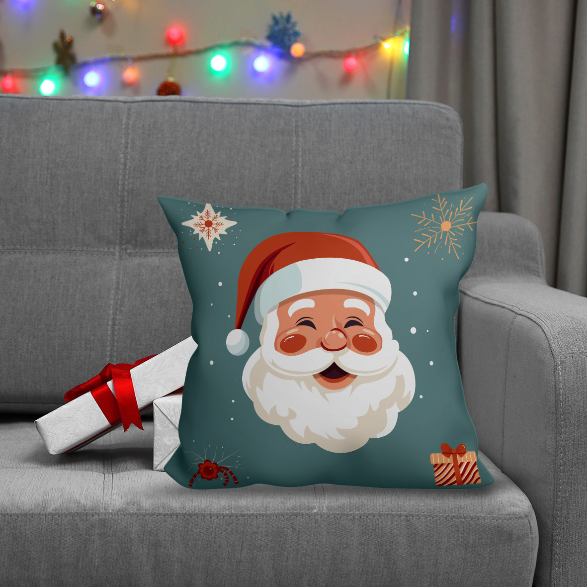 Santa Claus - Cuscino Personalizzato - idea regalo Natale