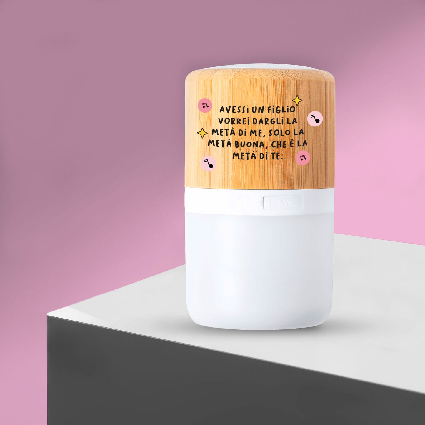 Metà di te - Speaker wireless in bamboo
