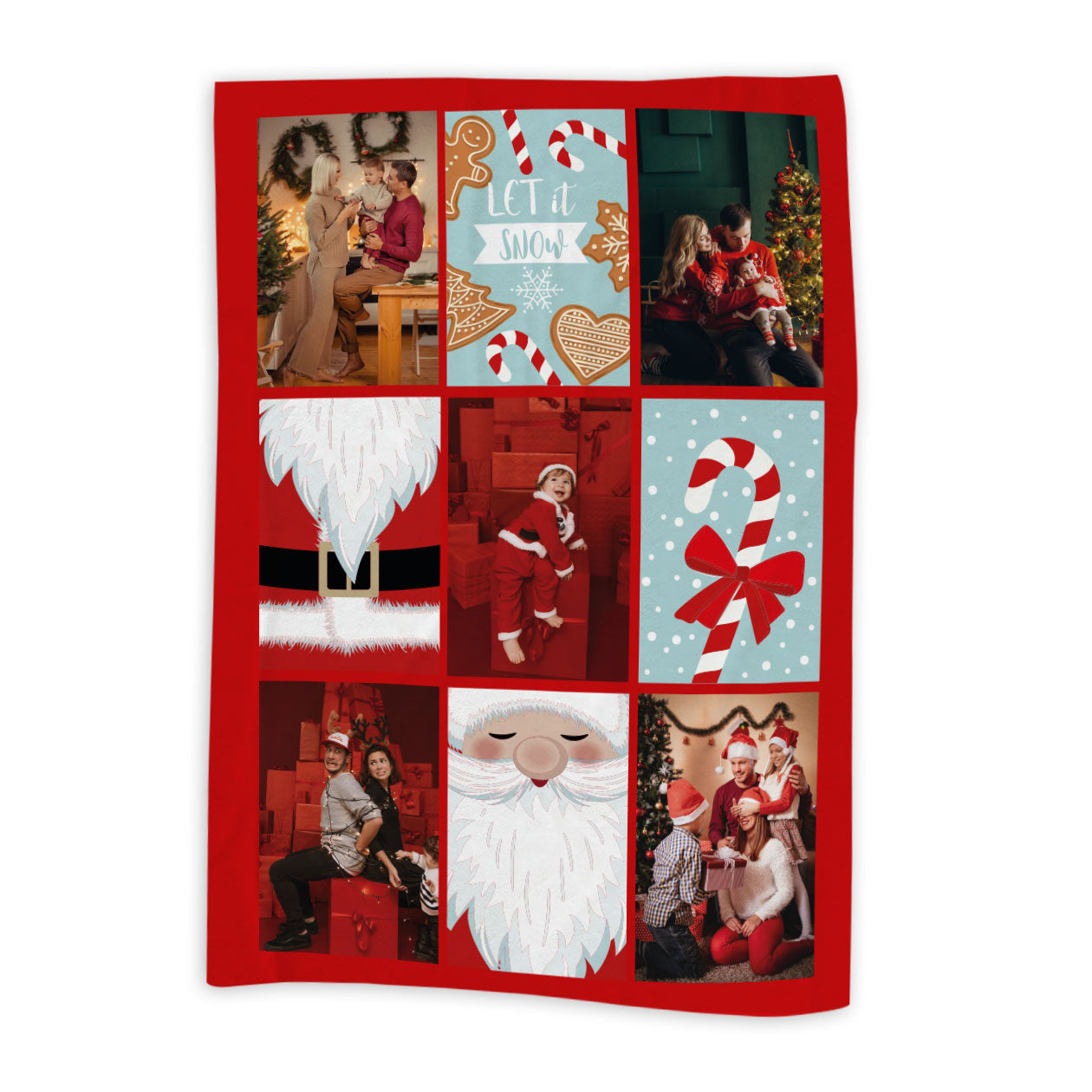 Christmas Gift - Plaid, coperta Natalizia Idea Regalo Natale - personalizzato con foto