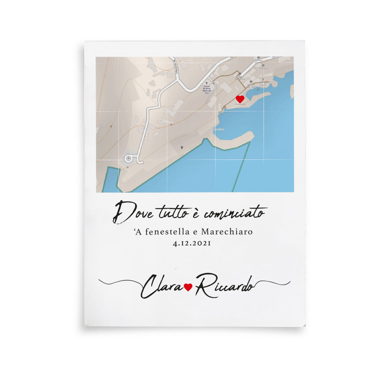 Dove tutto è cominciato - Tela pittorica personalizzata