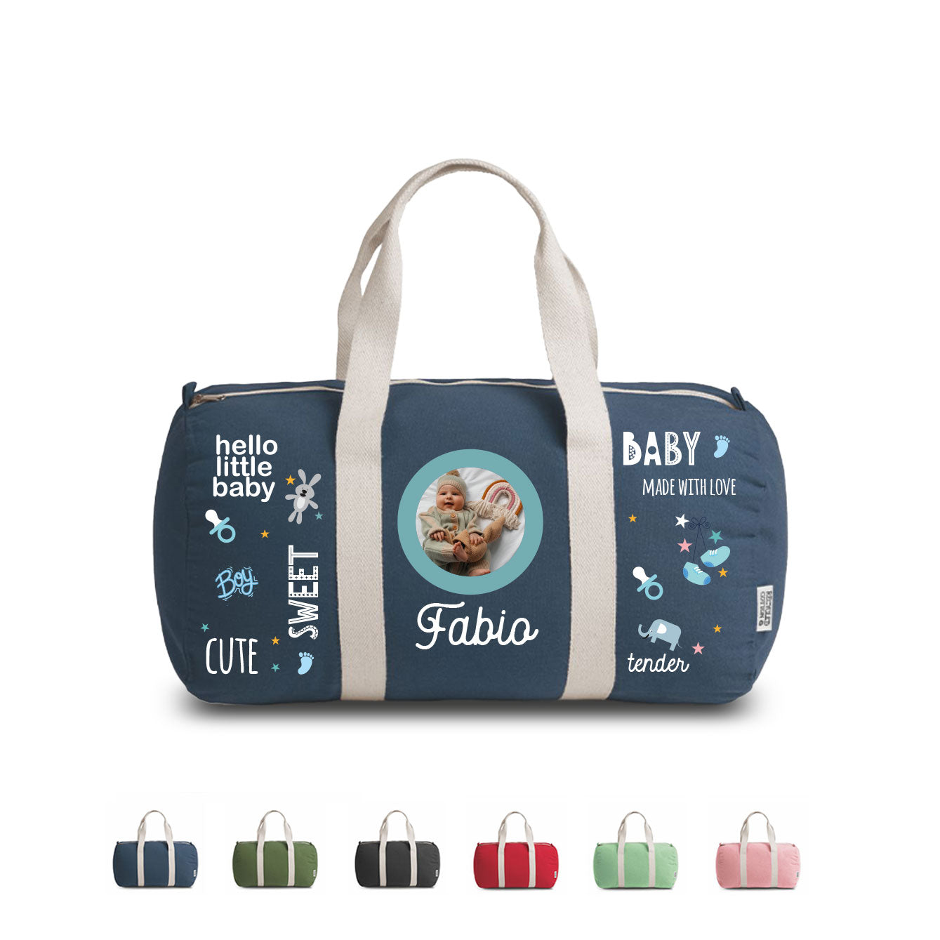 Hello little baby - Borsa - personalizzata con foto e nome