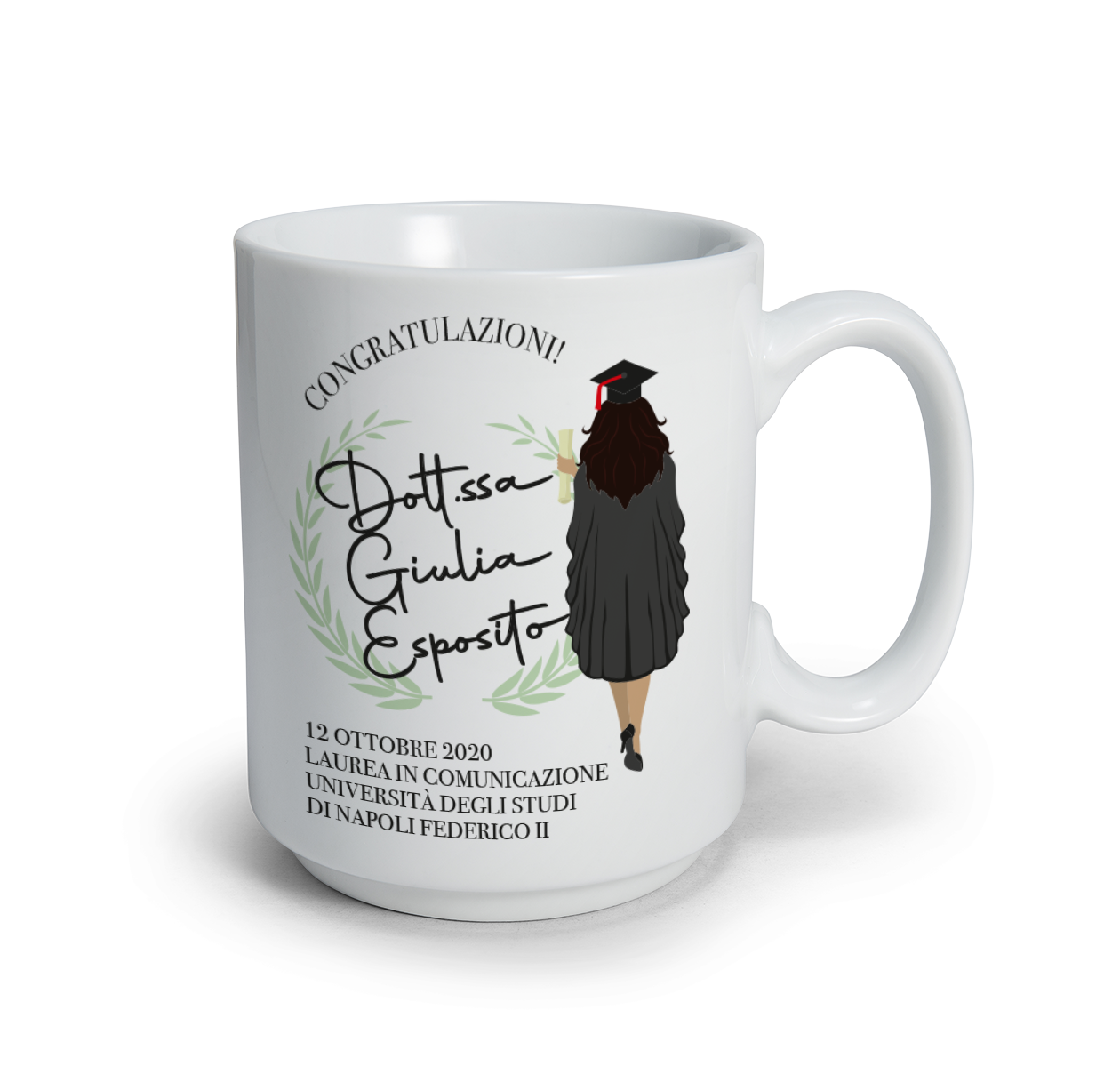 Congratulazioni - Tazza mug - personalizzata