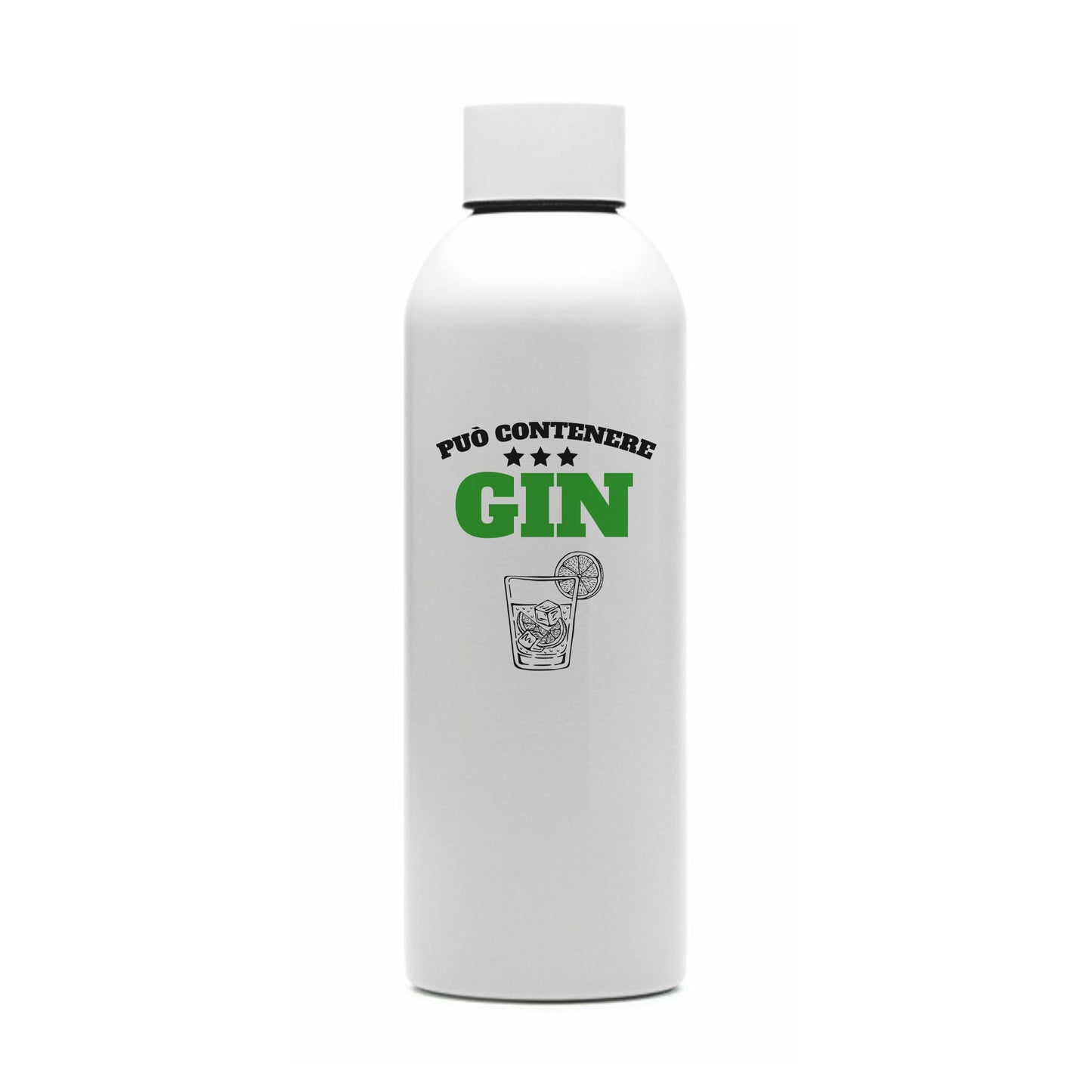 Può contenere Gin - Borraccia Ecosostenibile