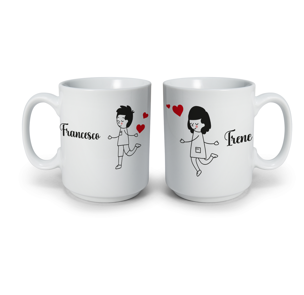 Best couple - Coppia tazze Mug - personalizzate con nomi