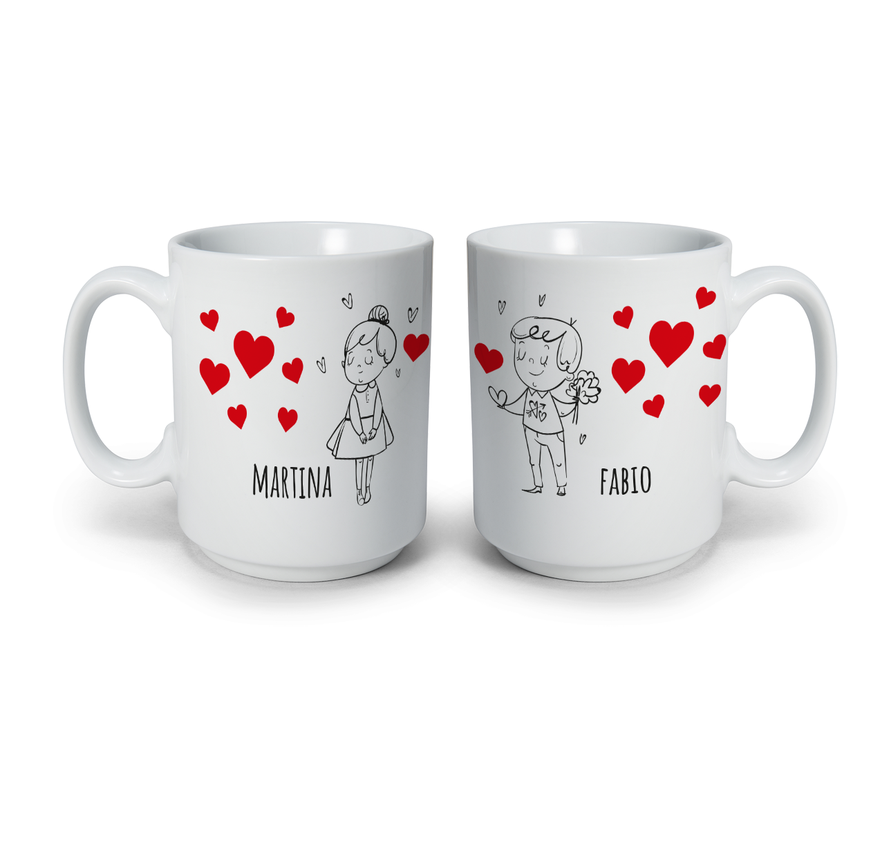 Best couple - Coppia tazze Mug - personalizzate con nomi (copia)