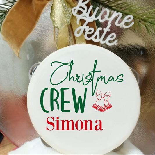 Christmas Crew - Set da 10 Tamburelli - personalizzati