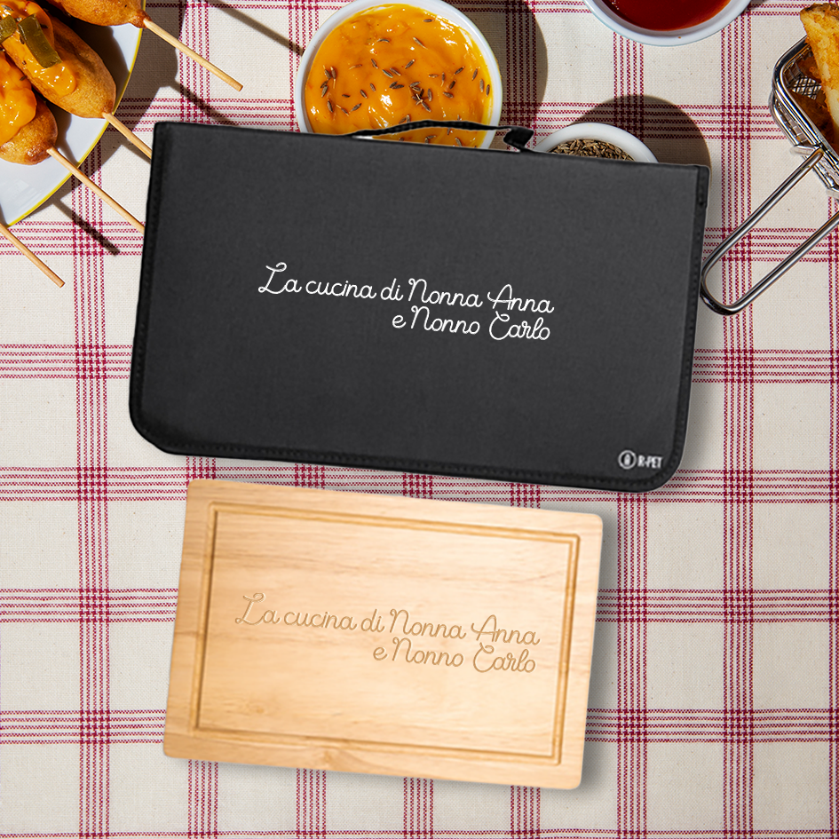 La cucina dei nonni - Set Barbecue - personalizzato con nomi