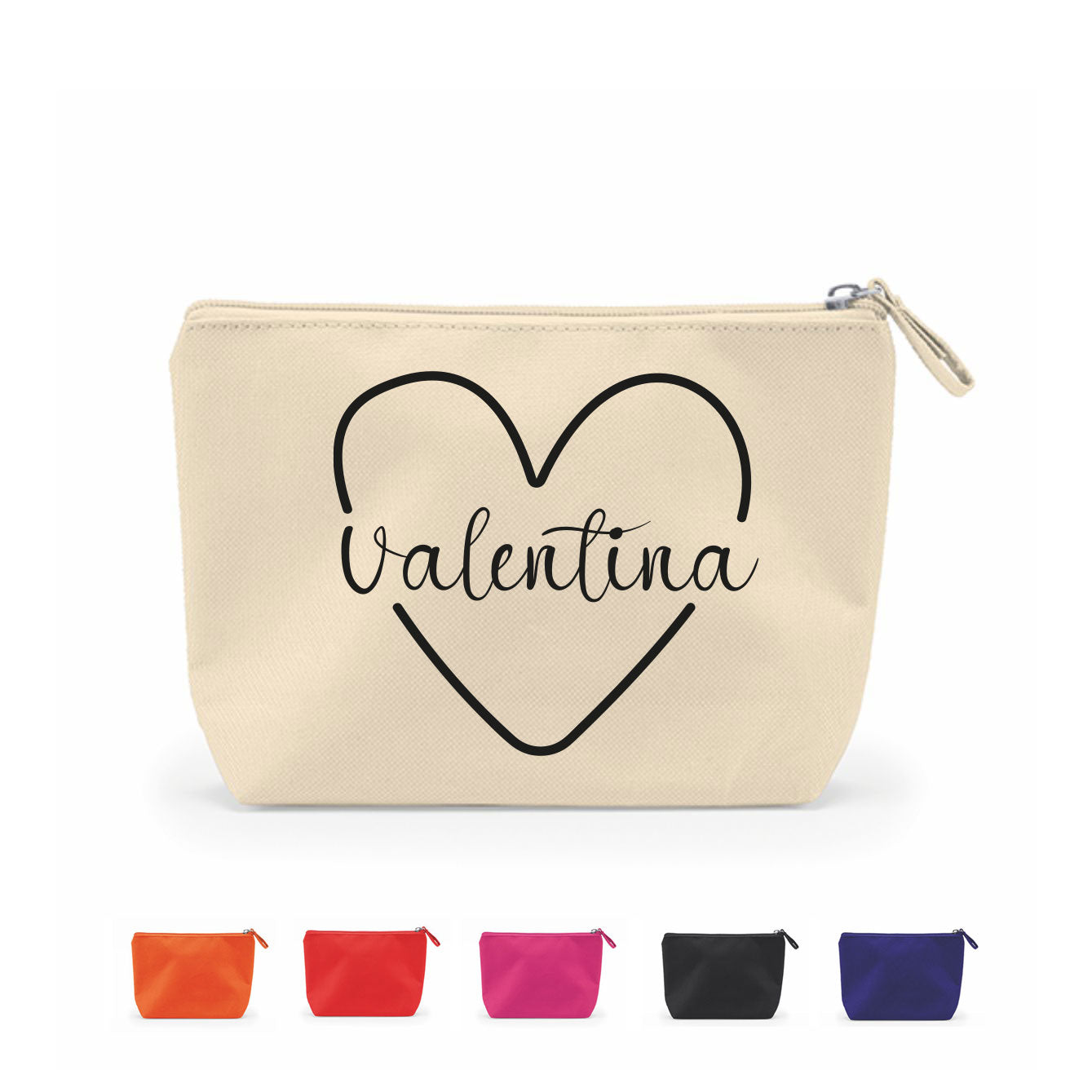 Heart name - Pochette personalizzata con nome