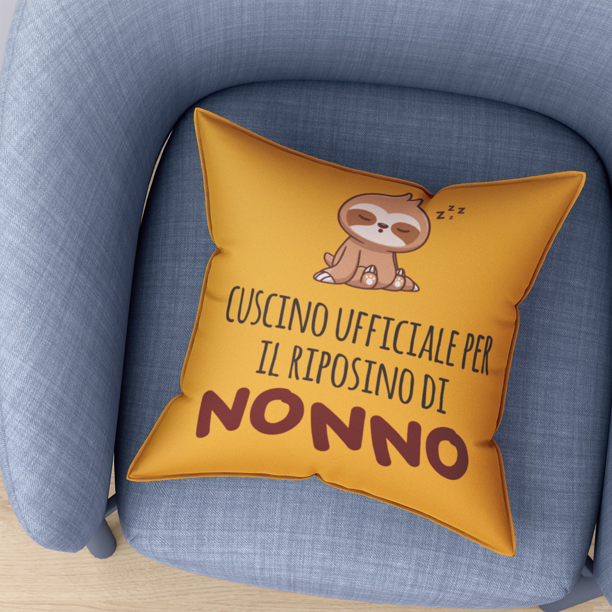 Cuscino ufficiale per il riposino di nonno - Cuscino personalizzato