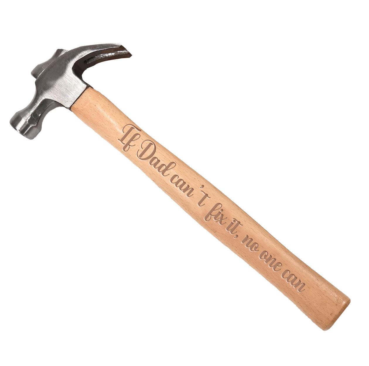 My dad - martello con manico inciso